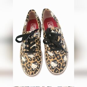 Vans Kids Hello Kitty Leopard Sneakers - Youth Size 2